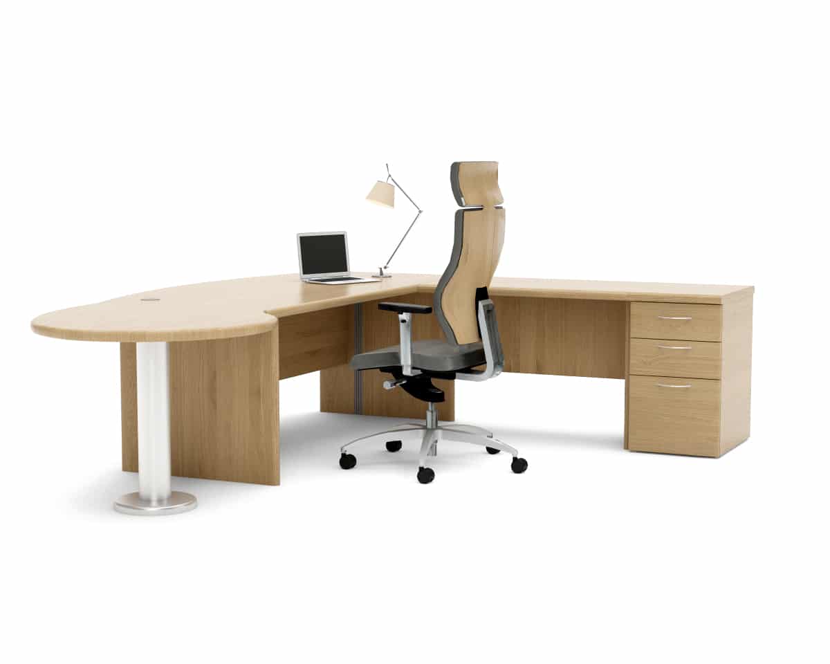 Corniche l shaped desk best sale